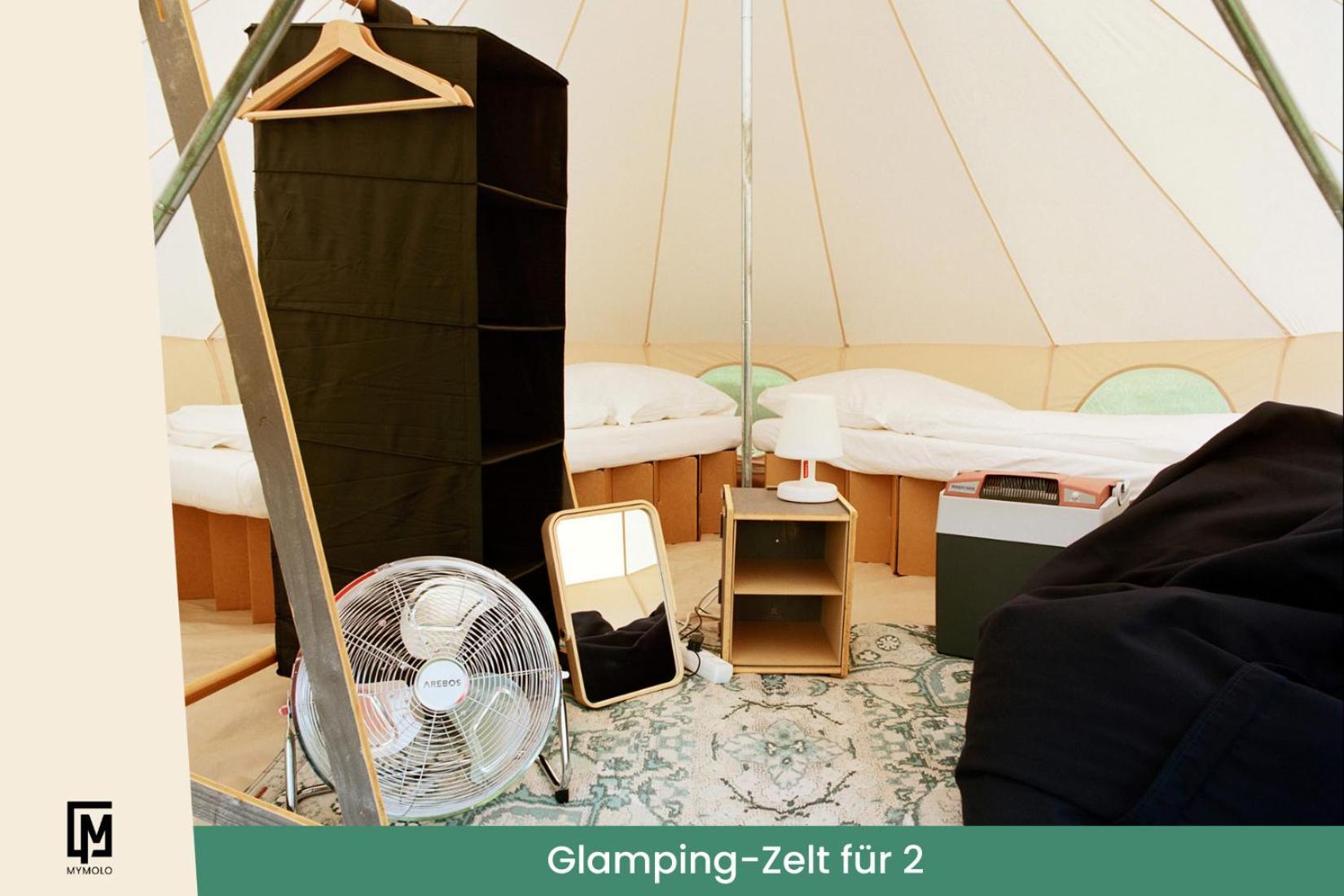 Glamping In Der Zeche Ewald Herten Herten  Dış mekan fotoğraf