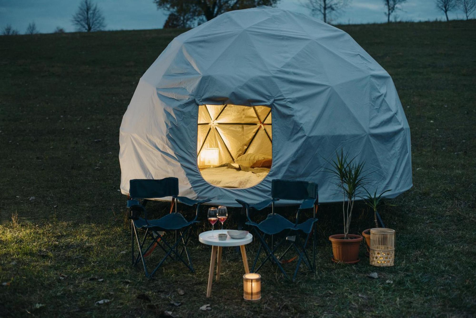 Glamping In Der Zeche Ewald Herten Herten  Dış mekan fotoğraf