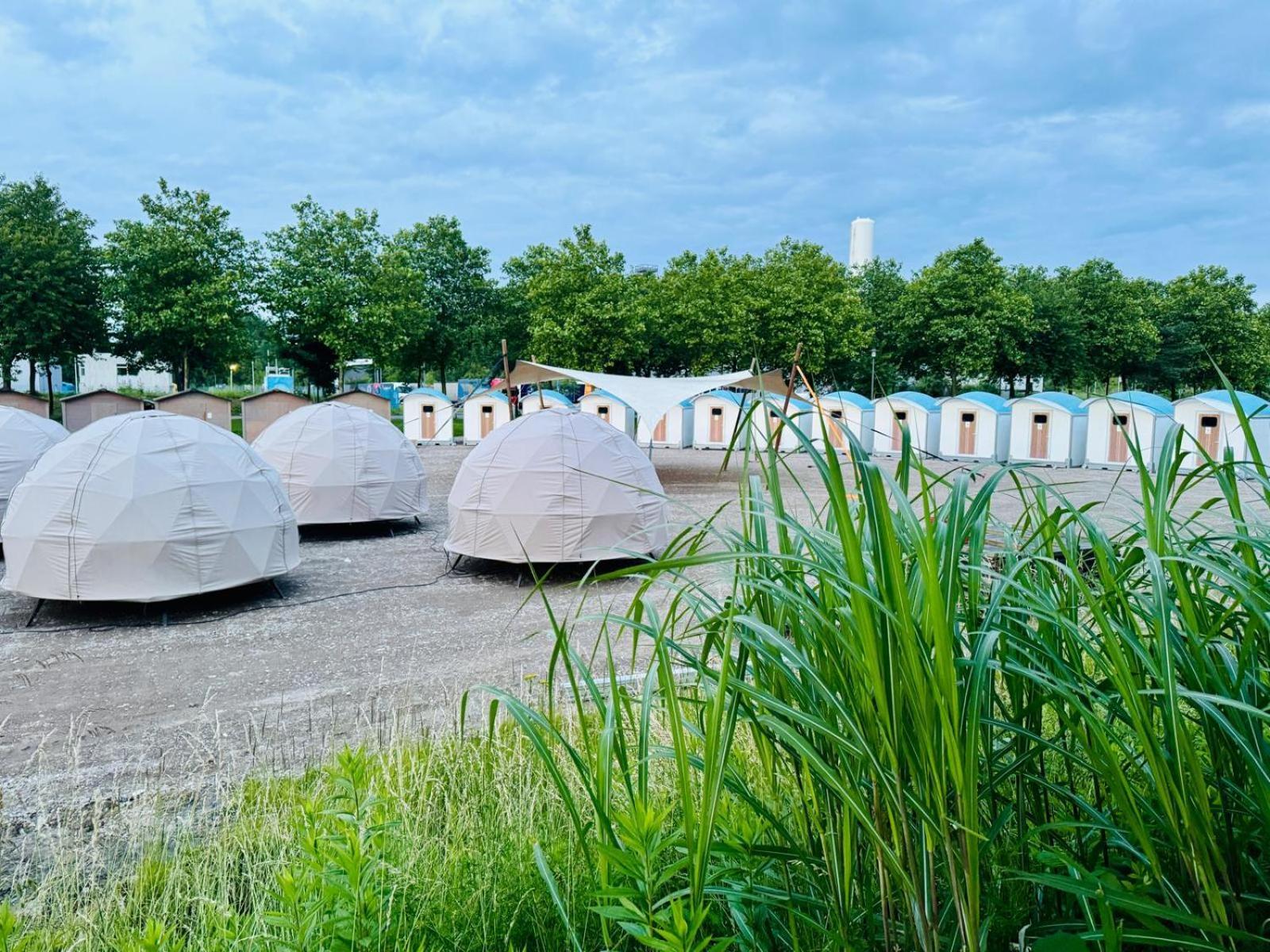 Glamping In Der Zeche Ewald Herten Herten  Dış mekan fotoğraf