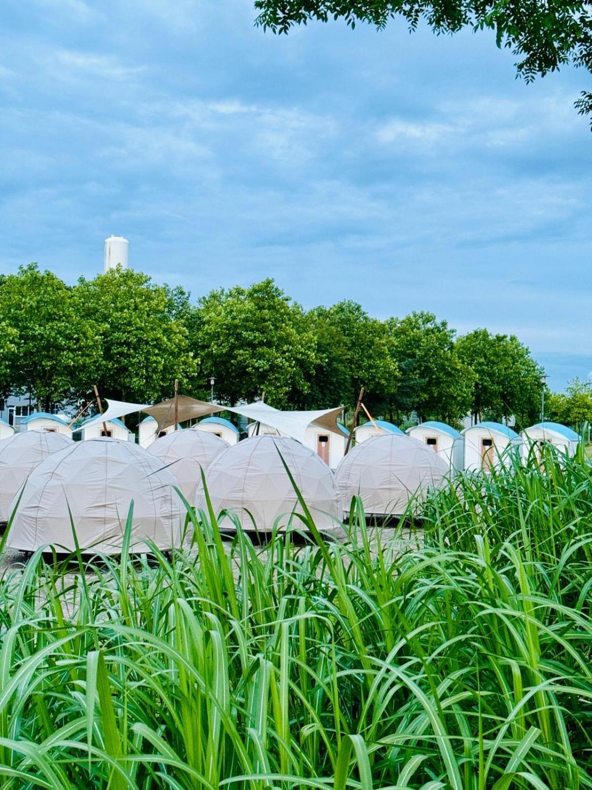 Glamping In Der Zeche Ewald Herten Herten  Dış mekan fotoğraf